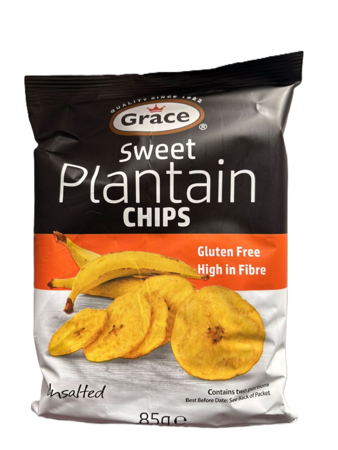 sweet plantain chips (unsalted) -85g