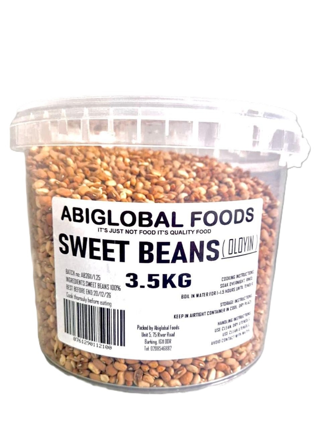 Sweet Brown Beans (Oloyin) -3.5 Kg