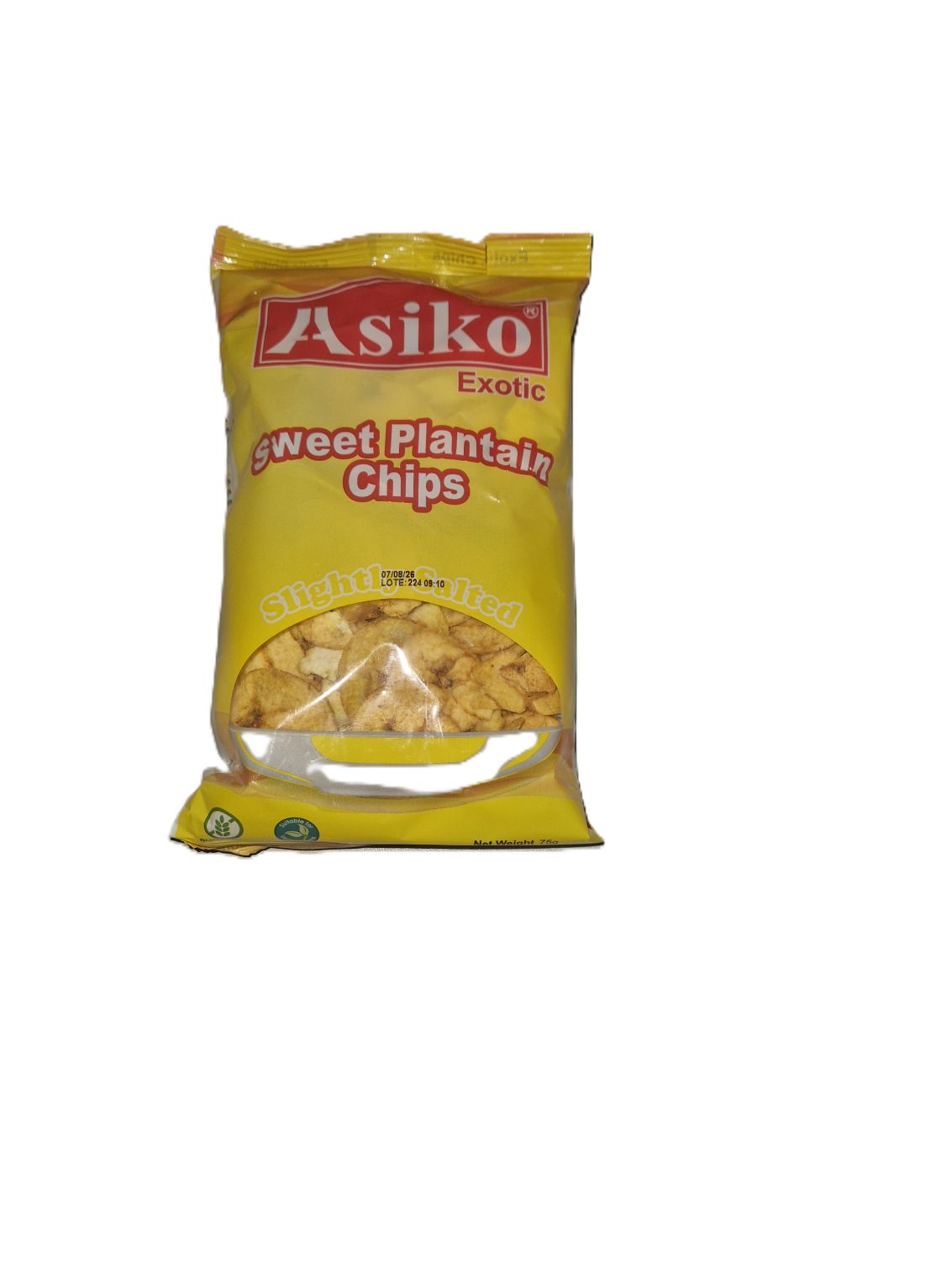 Asiko sweet plantain chips- 75g