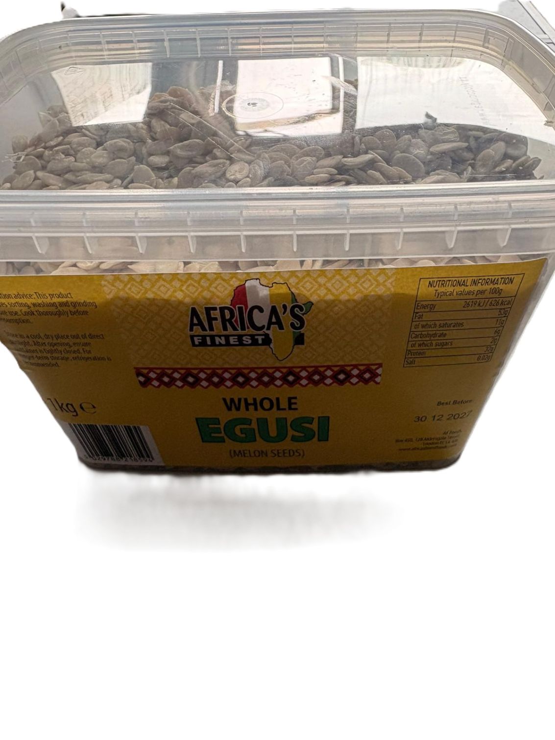 AF Whole egusi tub 1KG