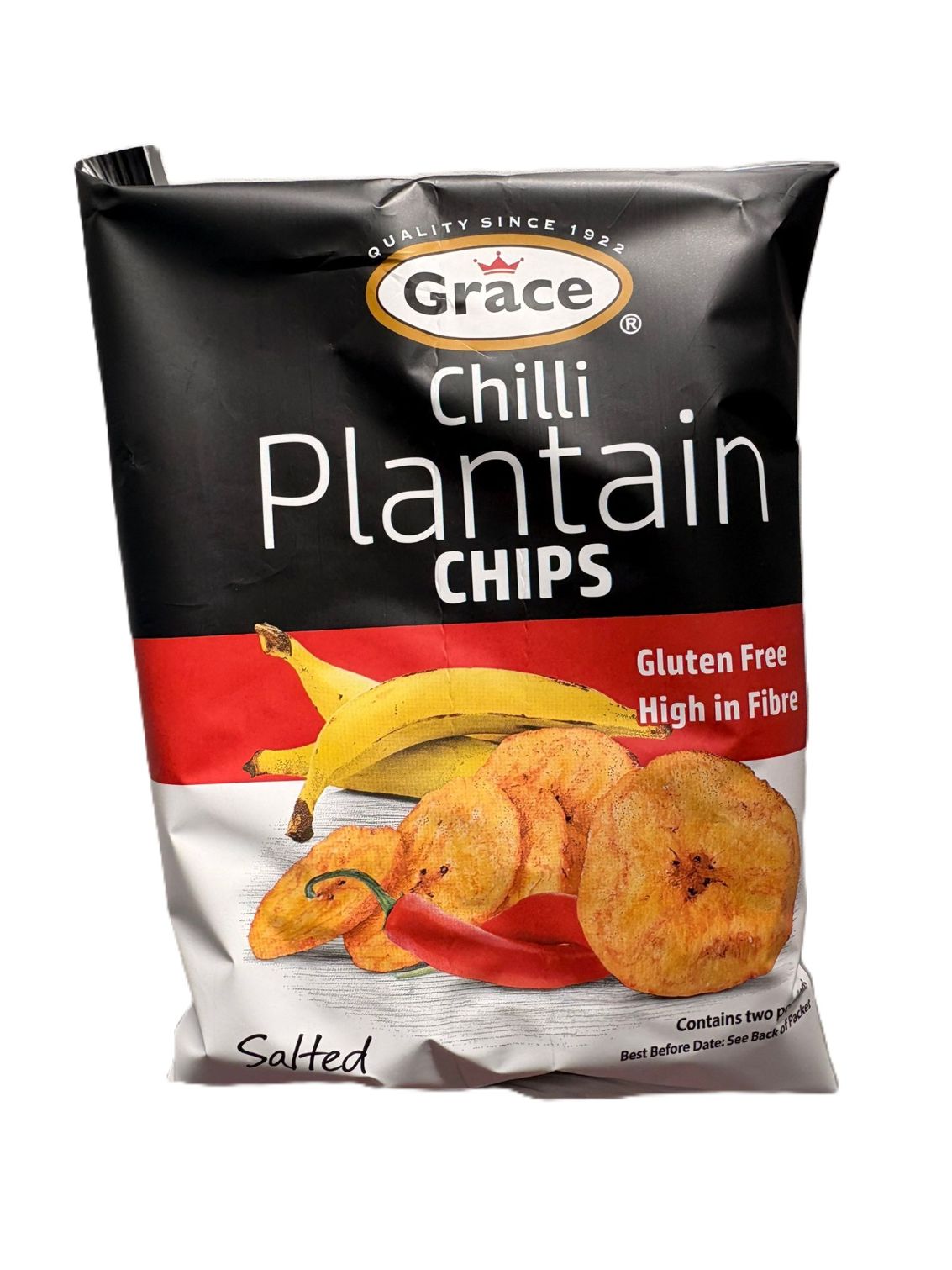 Chilli plantain chips (salted) -85g
