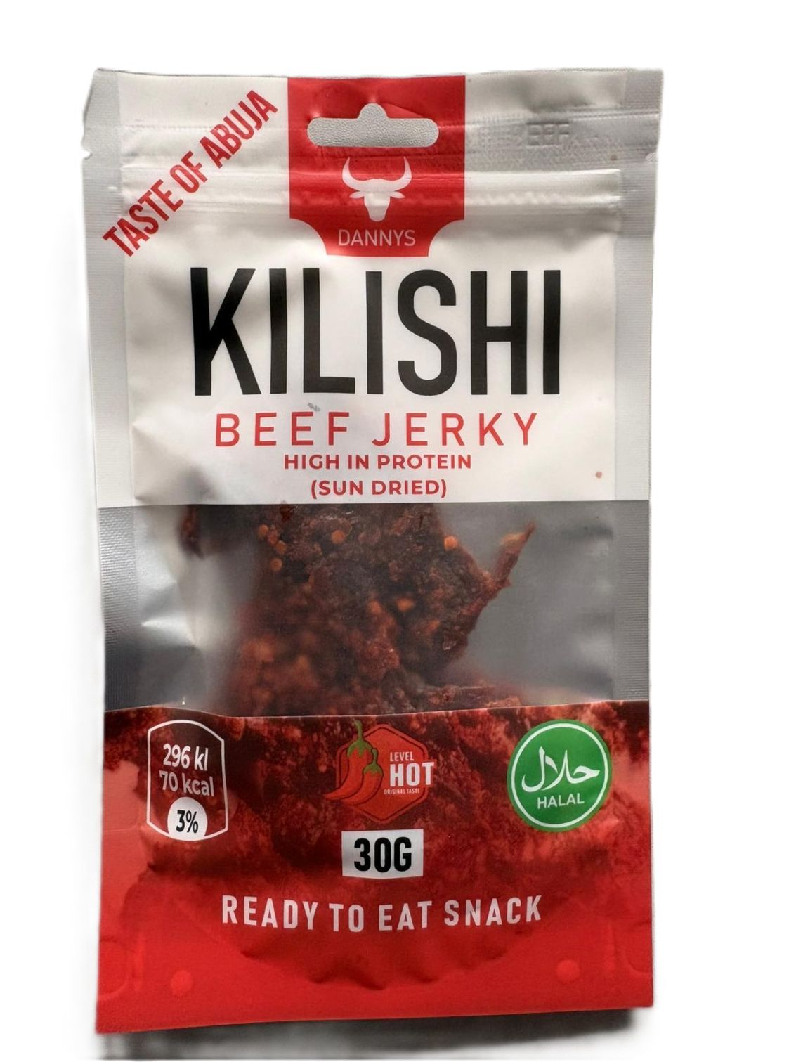 Kilishi beef jerky hot - 30g