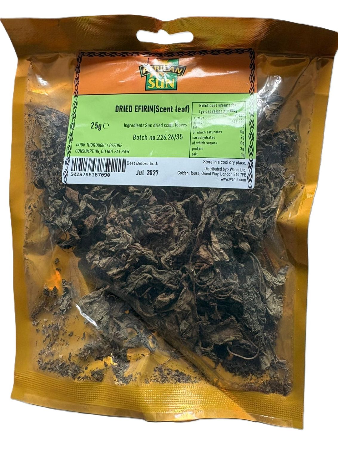 AS dried scent leaves - Efirin 25g