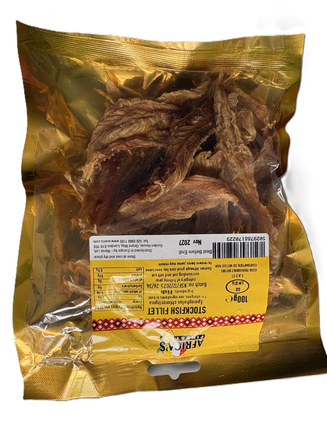 stockfish fillet 100g